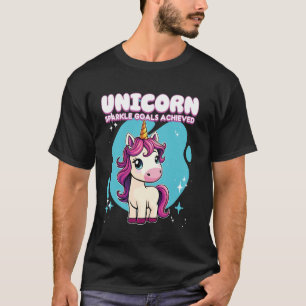 T-shirt Licorne Objectifs Étincelle Réalisés Licorne