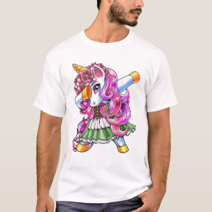 T-shirt Licorne qui dabbe à l'Oktoberfest Dirndl Costume B