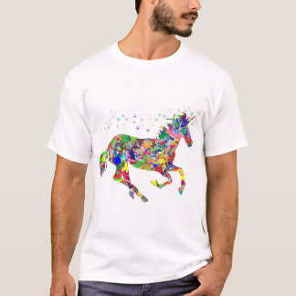 T-shirt Licorne Rainbow