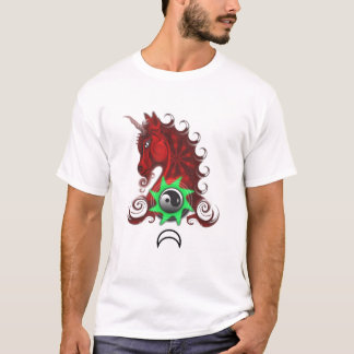 T-shirt Licorne rouge de Magicallon, F