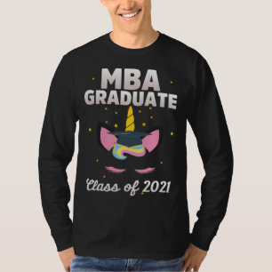 T-shirt Licornes étudiantes MBA 2021 Diplômées en commerce
