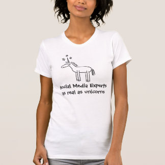 T-shirt Licornes sociales de médias