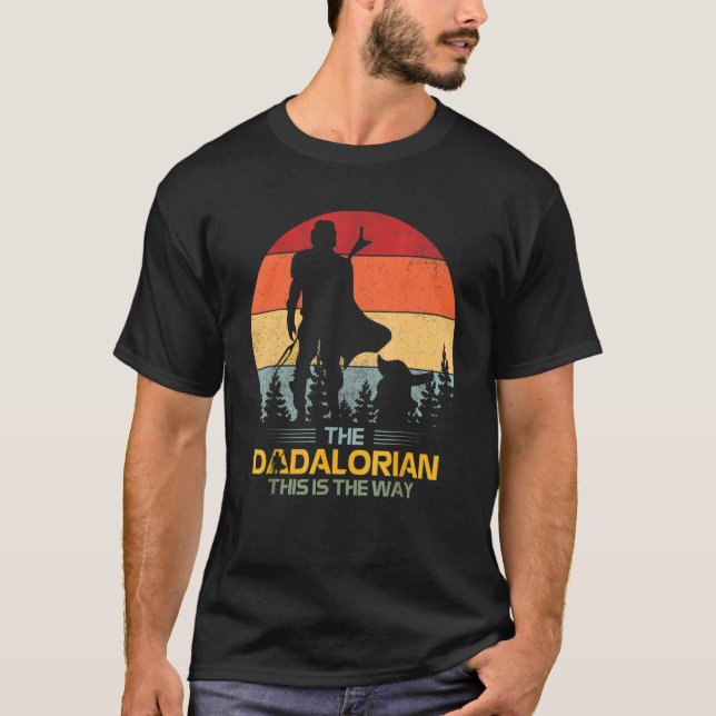 T-shirt L'Idée De Fête des pères Mens Est La Façon Dadaalo (Devant)