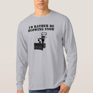 T-shirt L'identification plutôt souffle la neige