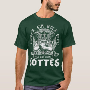 T-shirt Lieber ein Wolf Odin Mythologie nordique Hommes Vi