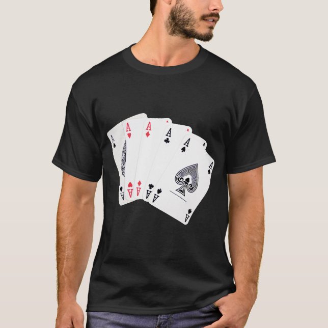 T-shirt Lieux de poker (Devant)