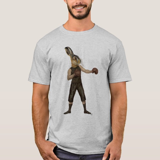 T-shirt Lièvre de boxe (Devant)