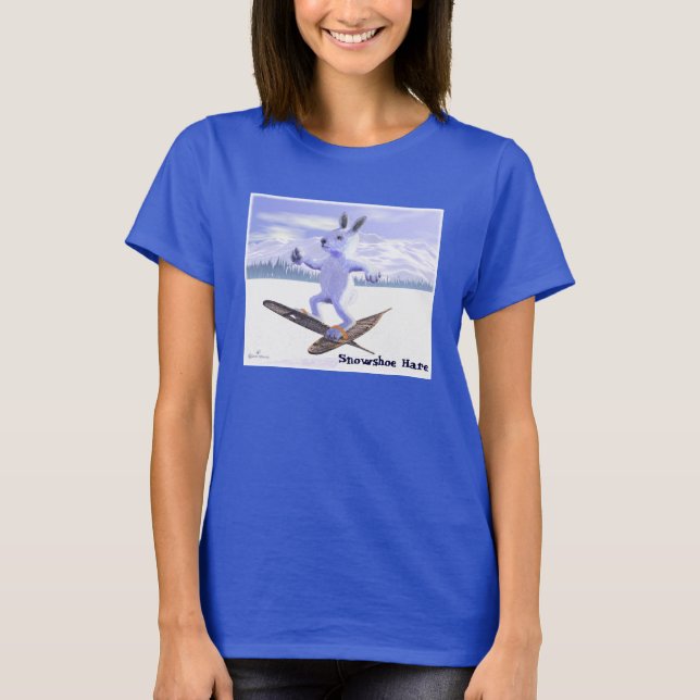 T-shirt Lièvre de raquette (Devant)