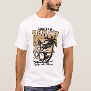 T-shirt Life_s a Beach Profitez des vagues
