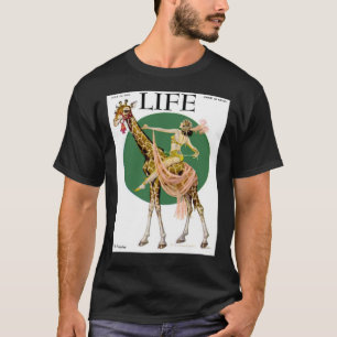 T-shirt LIFE  Vintage 1921 Magazine Advertising Print Clas