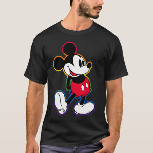 T-shirt Ligne Arc-en-ciel classique Mickey