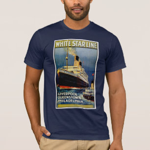 T-shirt Ligne blanche d'étoile