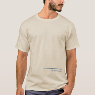 T-shirt Ligne bleue du bas