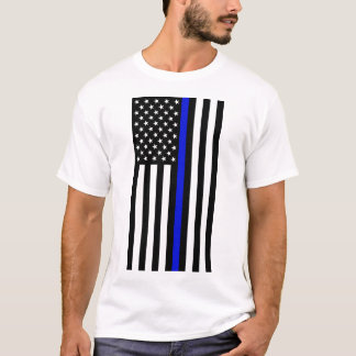 T-shirt Ligne bleue mince