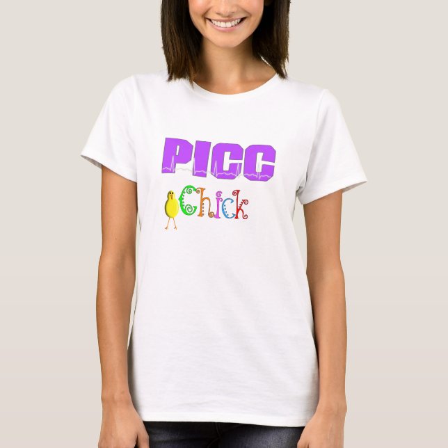 T-shirt Ligne cadeaux anatomiques de PICC de conception (Devant)