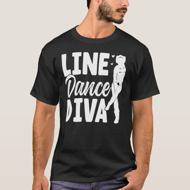 T-shirt Ligne Danse Diva Ligne Danse Ligne Danse (Devant)