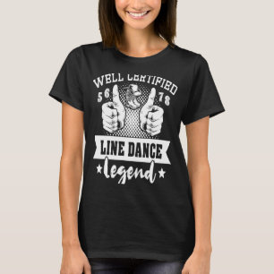 T-shirt Ligne Danseuse Linedancer Ligne Dance 4