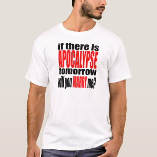 T-shirt ligne d'apocalypse proposition de collecte de