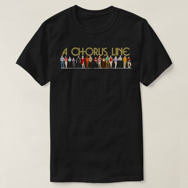T-shirt Ligne de choeur (2) (Design devant)