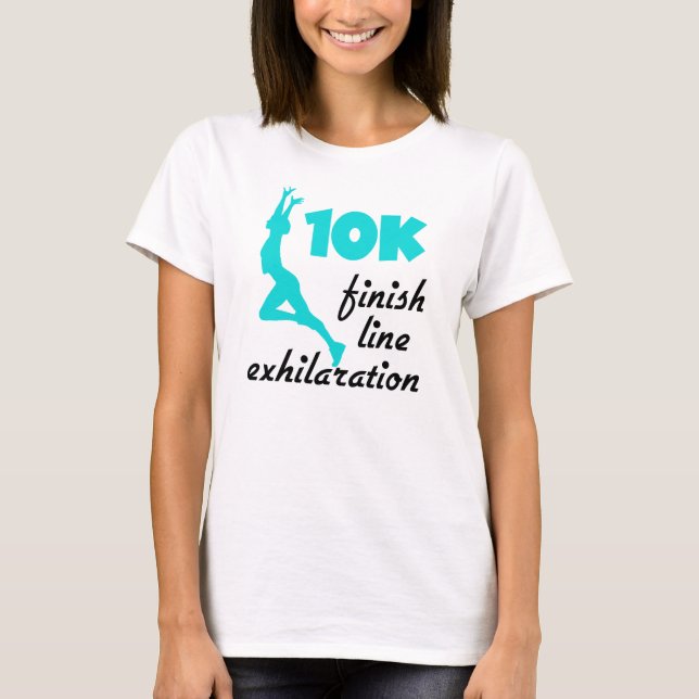 T-shirt Ligne de finition Aqua 10 000 (Devant)