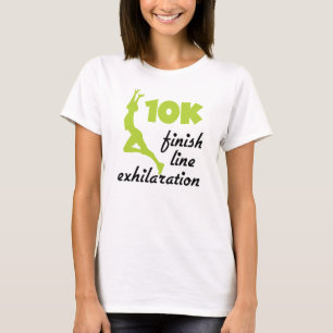 T-shirt Ligne de finition verte 10 000