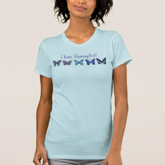 T-shirt Ligne de papillon sur la pièce en t !