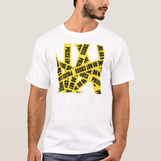 T-shirt Ligne de police embrouillement