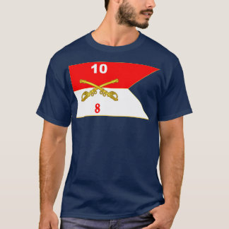 T-shirt Ligne directrice de la 10e cavalerie du 8e Escadro