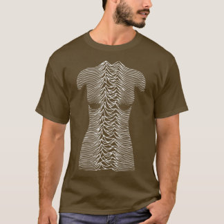 T-shirt ligne d'onde du corps