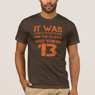 T-shirt Ligne d'ouverture de T Shirt 1984