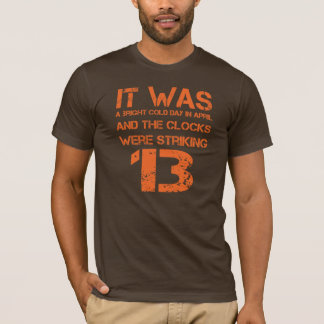 T-shirt Ligne d'ouverture de T Shirt 1984
