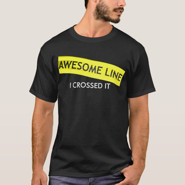 T-shirt Ligne impressionnante (Devant)