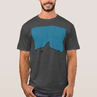 T-shirt Ligne minimaliste Dessin simple unique fin de requ