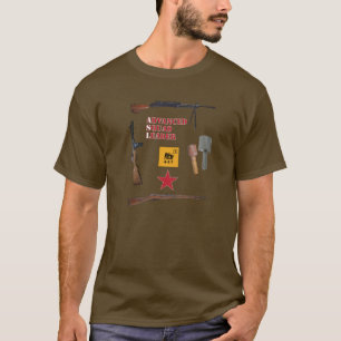 T-shirt Ligne peloton de Soviétique d'ASL ?ère avec la