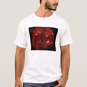 T-shirt Lignes de champ magnétique sur le Soleil 3