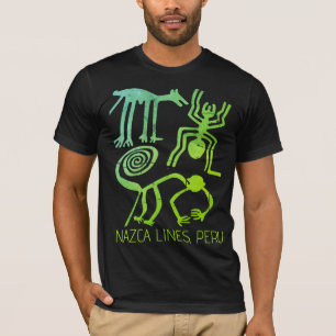 T-shirt Lignes de Nazca, Pérou Aliens