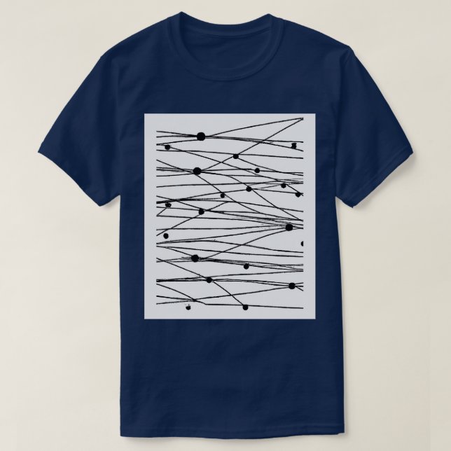 T-shirt Lignes et points 5 (Design devant)