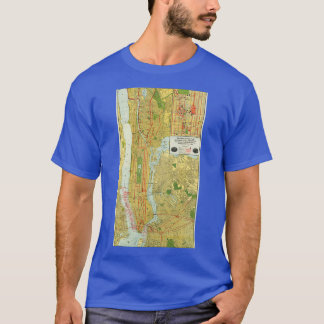 T-shirt Lignes ferroviaires à Manhattan 1918