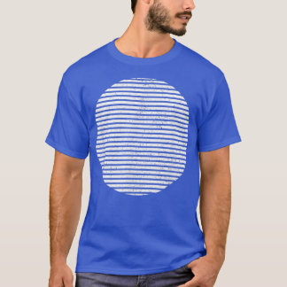 T-shirt Lignes géométriques de forme circulaire tranchée g