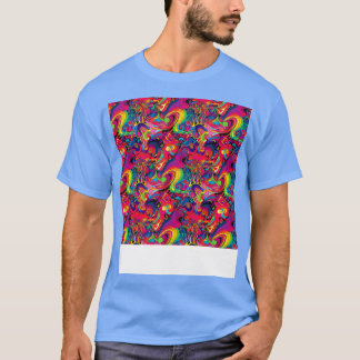 T-shirt Lignes géométriques Motif Abstraites sans couture 