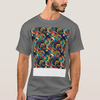 T-shirt Lignes géométriques Motif Abstraites sans couture 
