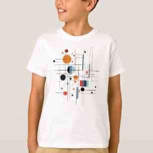 T-shirt Lignes minimalistes modernes géométriques abstrait