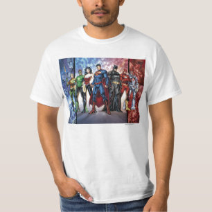 T-shirt Ligue de Justice Nouveau 52 Ligue de Justice