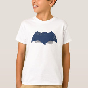 T-shirt Ligue de Justice   Symbole Batman de brosse et dem