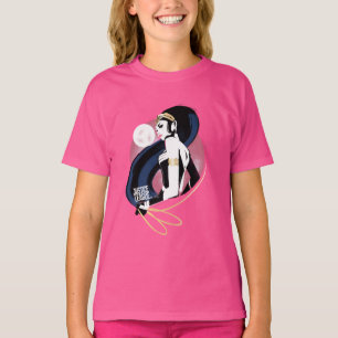 T-shirt Ligue de Justice   Wonder Woman Profil Pop Art
