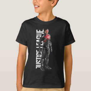 T-shirt Ligue de la justice  Cyborg On Battlefield