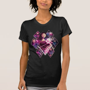T-shirt Ligue de la justice  Panneaux de groupe galactique