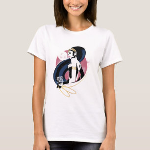 T-shirt Ligue de la justice  Profil de la femme Wonder Pop