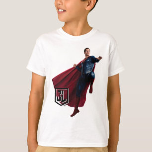 T-shirt Ligue de la justice  Superman On Battlefield