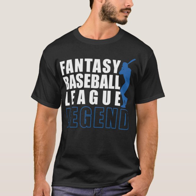 T-shirt Ligue d'Imaginaire de baseball bambino drôle  (Devant)
